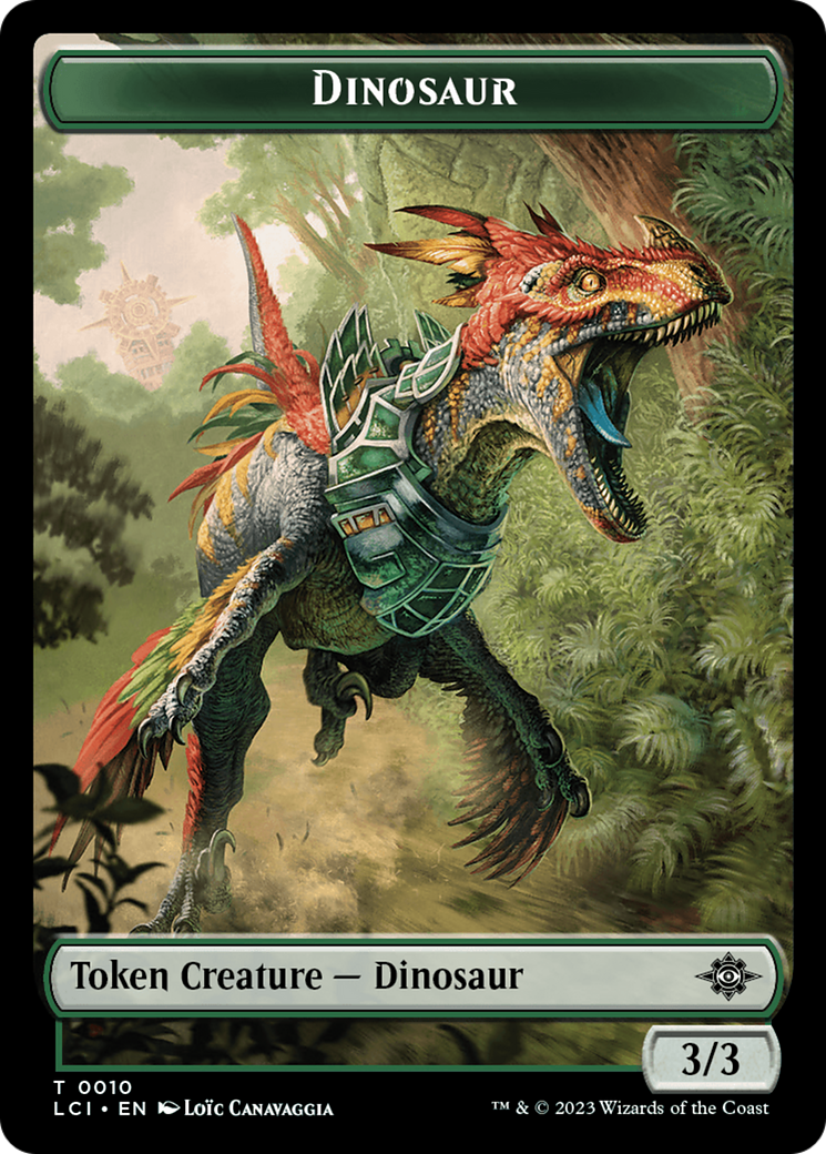 Map // Dinosaur (0010) Double-Sided Token [The Lost Caverns of Ixalan Tokens] - Magic: The Gathering - Card Brawlers | Quebec | Canada |