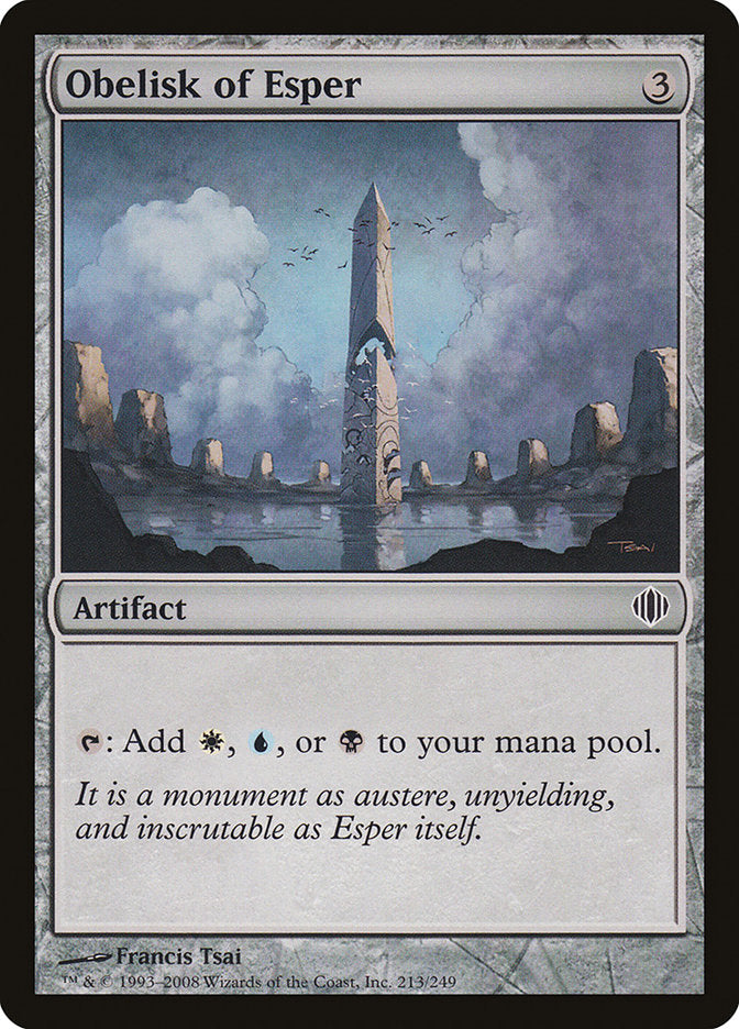 Obelisk of Esper [Shards of Alara] - Magic: The Gathering - Card Brawlers | Quebec | Canada |
