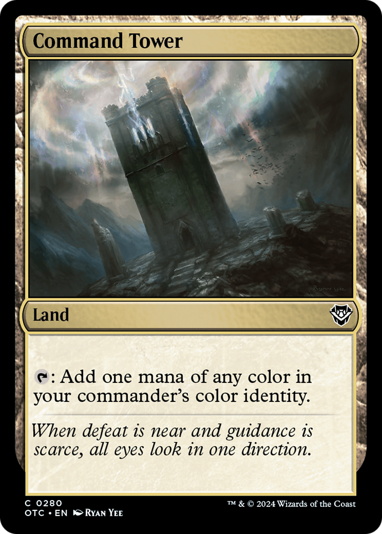 Command Tower [Outlaws of Thunder Junction Commander] - Magic: The Gathering - Card Brawlers | Quebec | Canada |