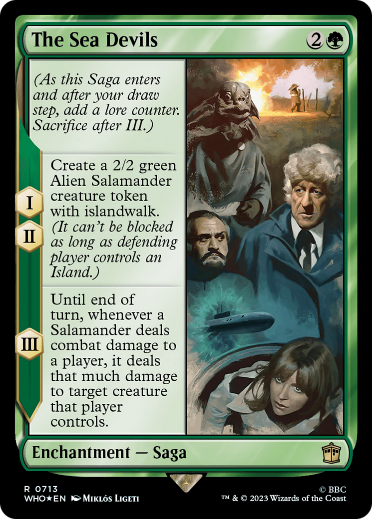 The Sea Devils (Surge Foil) [Doctor Who] - Magic: The Gathering - Card Brawlers | Quebec | Canada |
