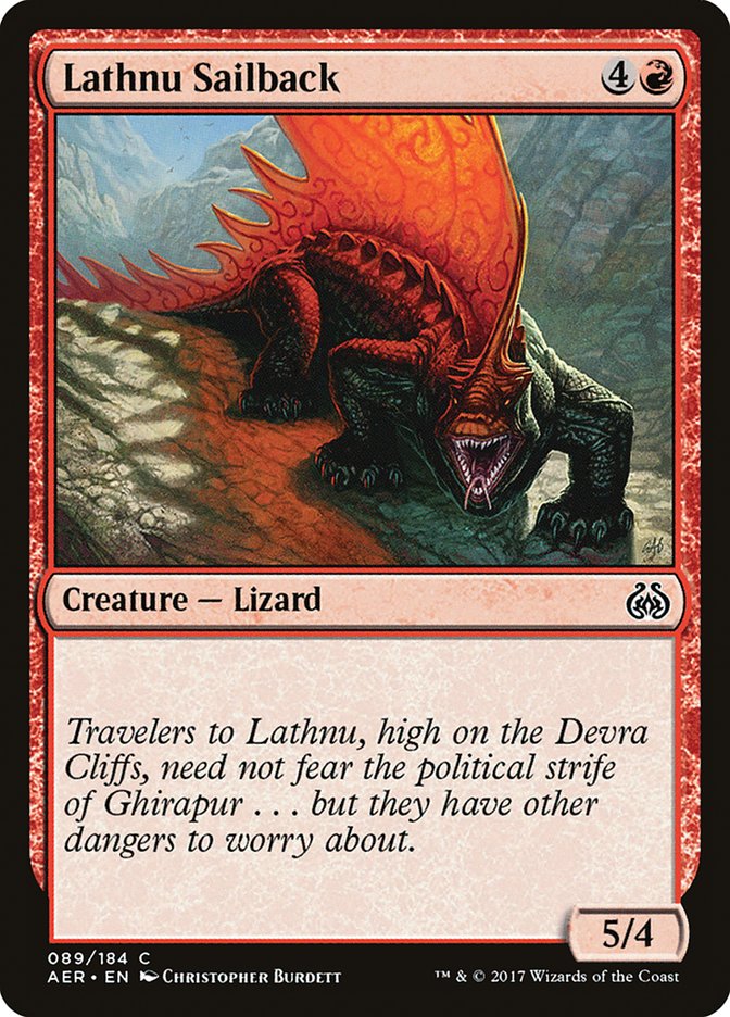 Lathnu Sailback [Aether Revolt] - Magic: The Gathering - Card Brawlers | Quebec | Canada |