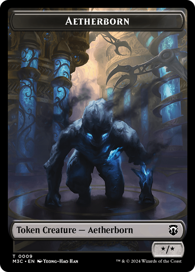 Aetherborn (Ripple Foil) // Servo Double-Sided Token [Modern Horizons 3 Commander Tokens] - Magic: The Gathering - Card Brawlers | Quebec | Canada |