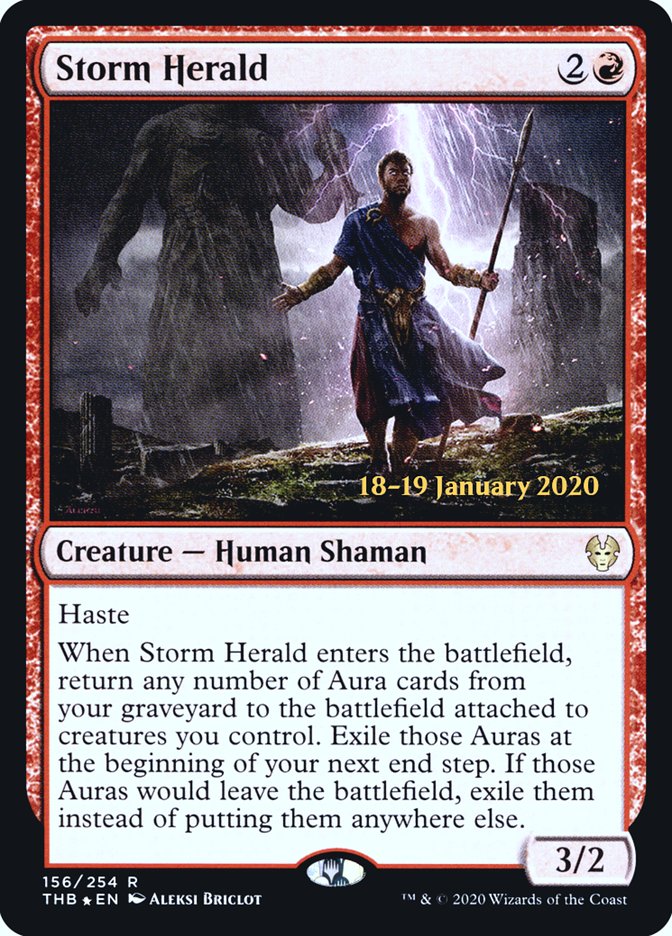 Storm Herald [Theros Beyond Death Prerelease Promos] - Magic: The Gathering - Card Brawlers | Quebec | Canada |