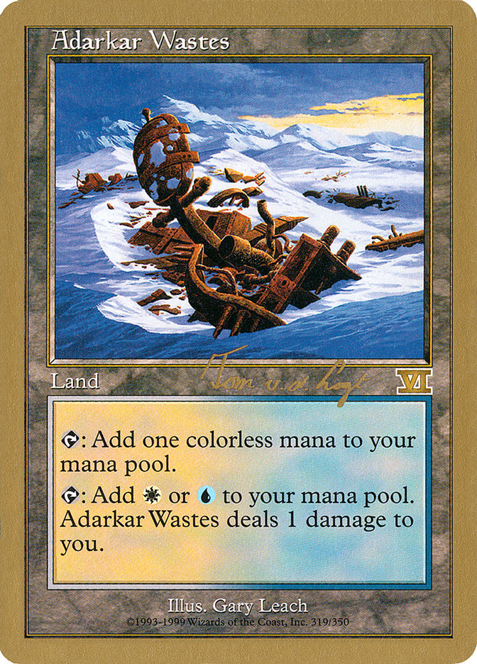 Adarkar Wastes (Tom van de Logt) [World Championship Decks 2000] - Magic: The Gathering - Card Brawlers | Quebec | Canada |