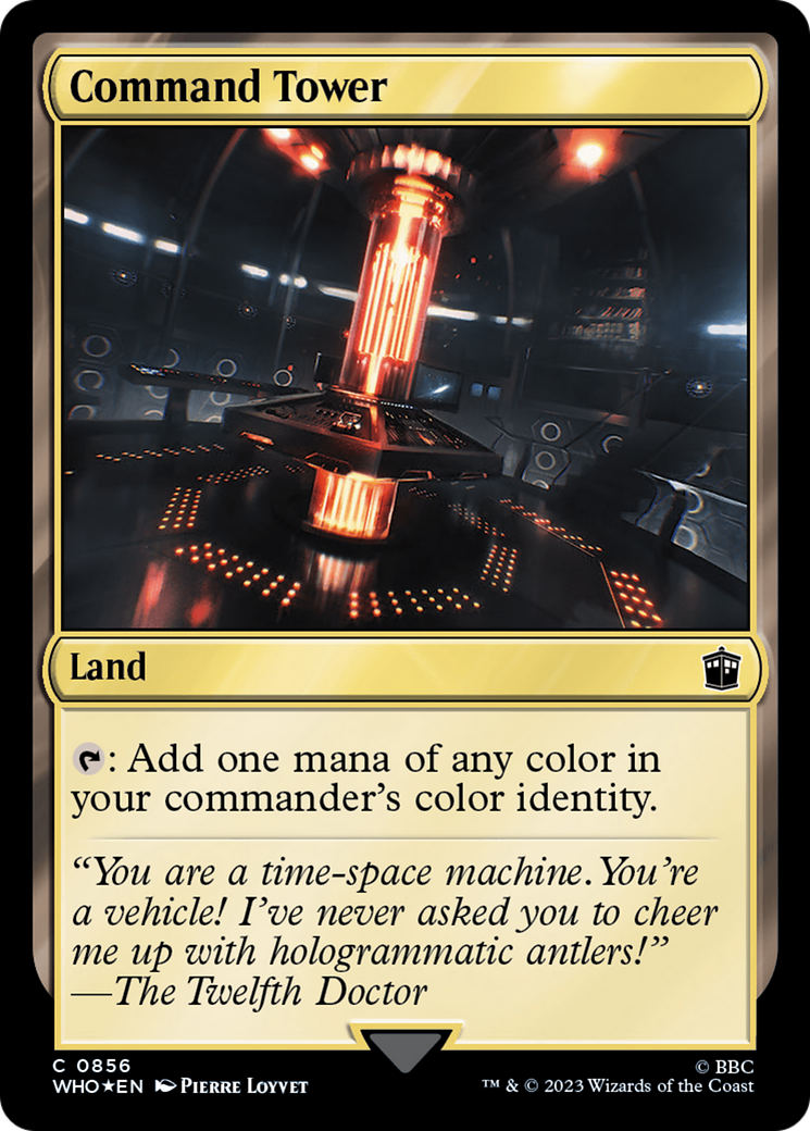 Command Tower (0856) (Surge Foil) [Doctor Who] - Magic: The Gathering - Card Brawlers | Quebec | Canada |