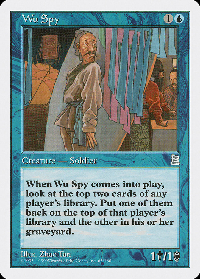 Wu Spy [Portal Three Kingdoms] - Magic: The Gathering - Card Brawlers | Quebec | Canada |