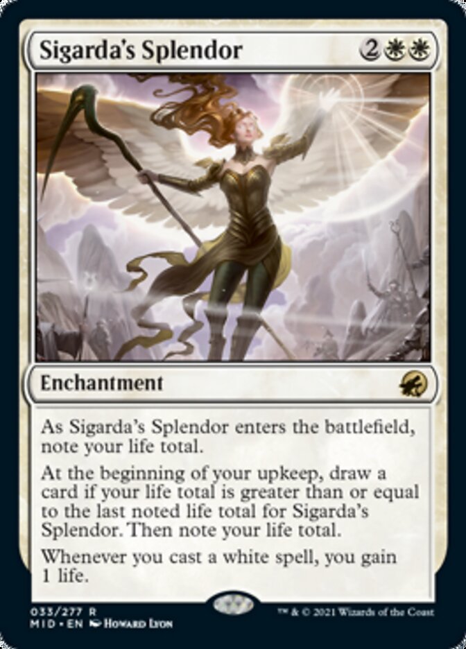 Sigarda's Splendor [Innistrad: Midnight Hunt] - Magic: The Gathering - Card Brawlers | Quebec | Canada |
