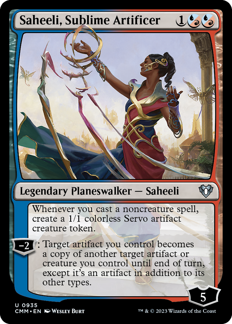 Saheeli, Sublime Artificer [Commander Masters] - Magic: The Gathering - Card Brawlers | Quebec | Canada |