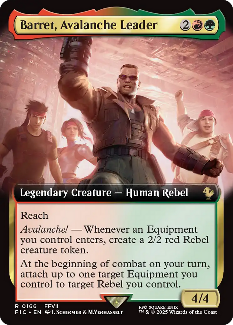 Barret, Avalanche Leader (Extended Art) [FINAL FANTASY Commander] - Magic: The Gathering - Card Brawlers | Quebec | Canada |