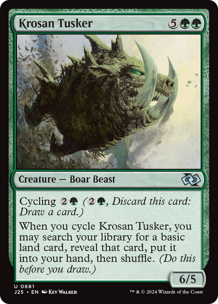 Krosan Tusker [Foundations Jumpstart] - Magic: The Gathering - Card Brawlers | Quebec | Canada |