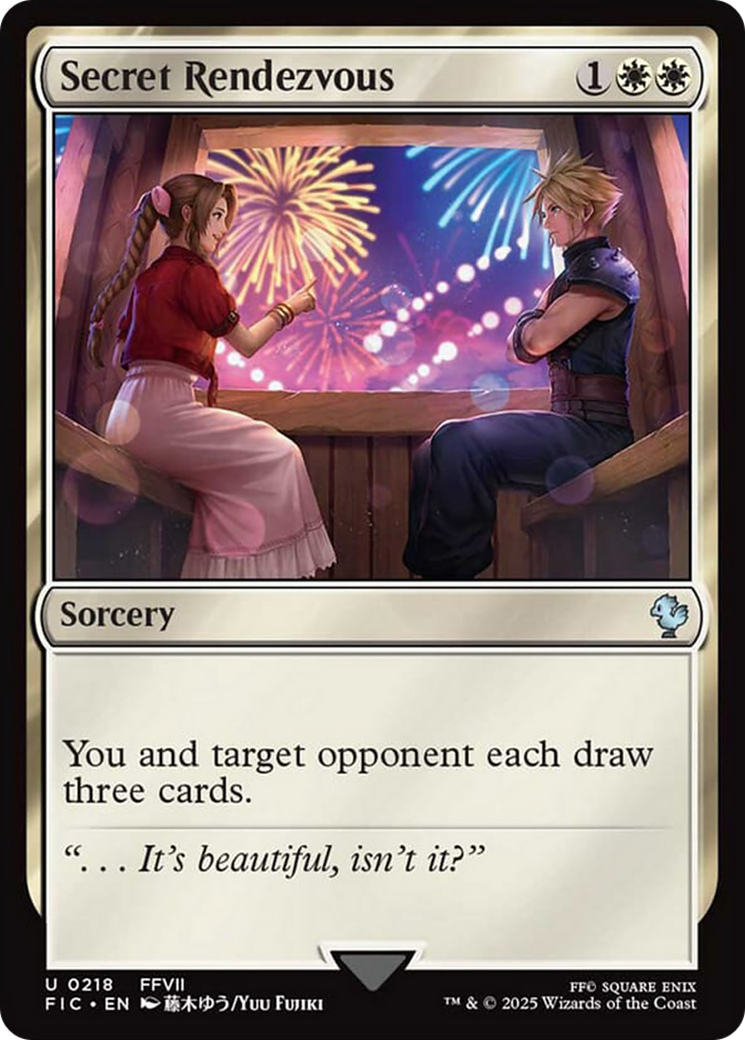 Secret Rendezvous (0218) [FINAL FANTASY Commander] - Magic: The Gathering - Card Brawlers | Quebec | Canada |