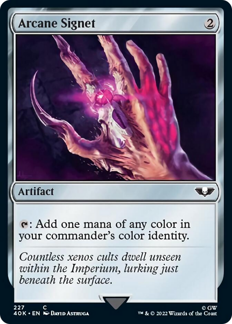 Arcane Signet (227) [Warhammer 40,000] - Magic: The Gathering - Card Brawlers | Quebec | Canada |