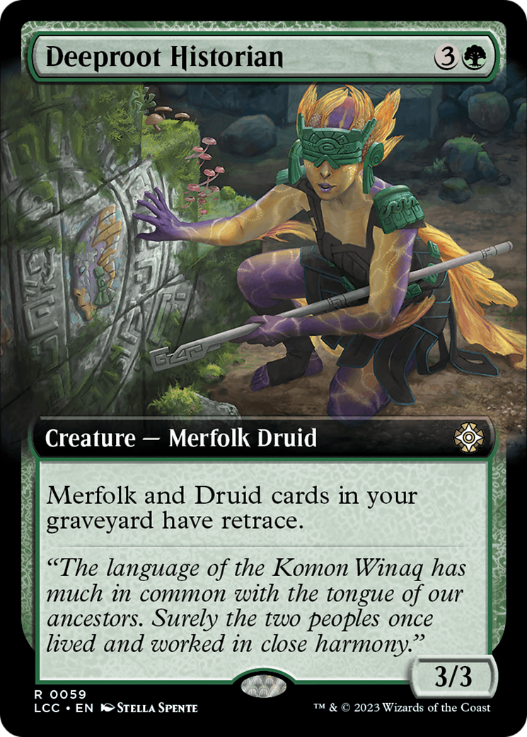 Deeproot Historian (Extended Art) [The Lost Caverns of Ixalan Commander] - Magic: The Gathering - Card Brawlers | Quebec | Canada |