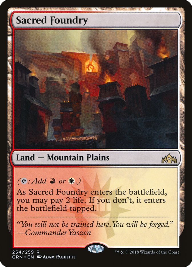 Sacred Foundry [Guilds of Ravnica] - Magic: The Gathering - Card Brawlers | Quebec | Canada |