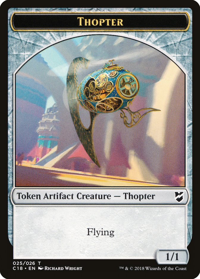 Myr (023) // Thopter (025) Double-Sided Token [Commander 2018 Tokens] - Magic: The Gathering - Card Brawlers | Quebec | Canada |
