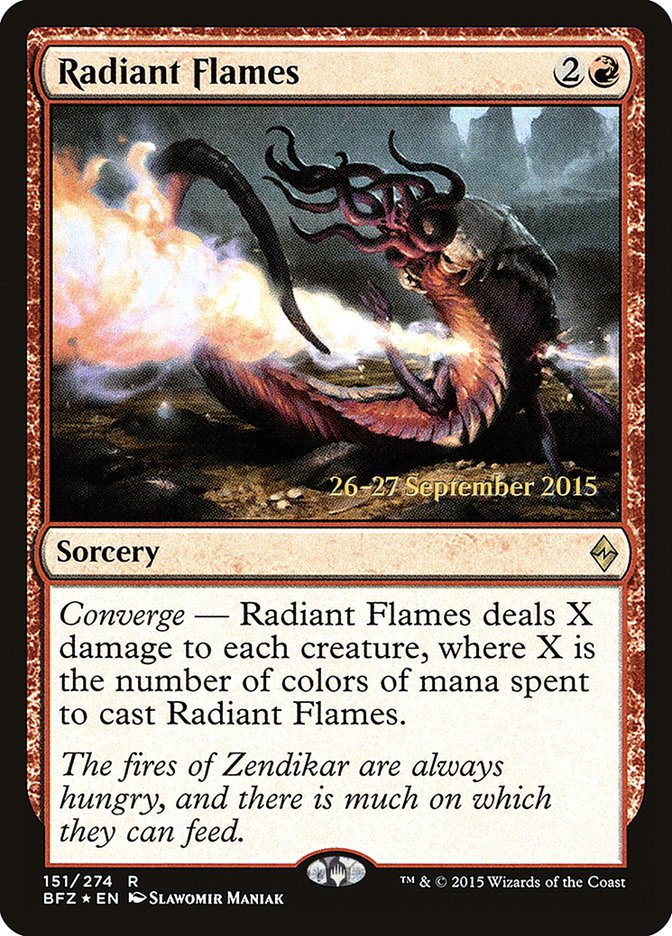 Radiant Flames [Battle for Zendikar Prerelease Promos] - Magic: The Gathering - Card Brawlers | Quebec | Canada |