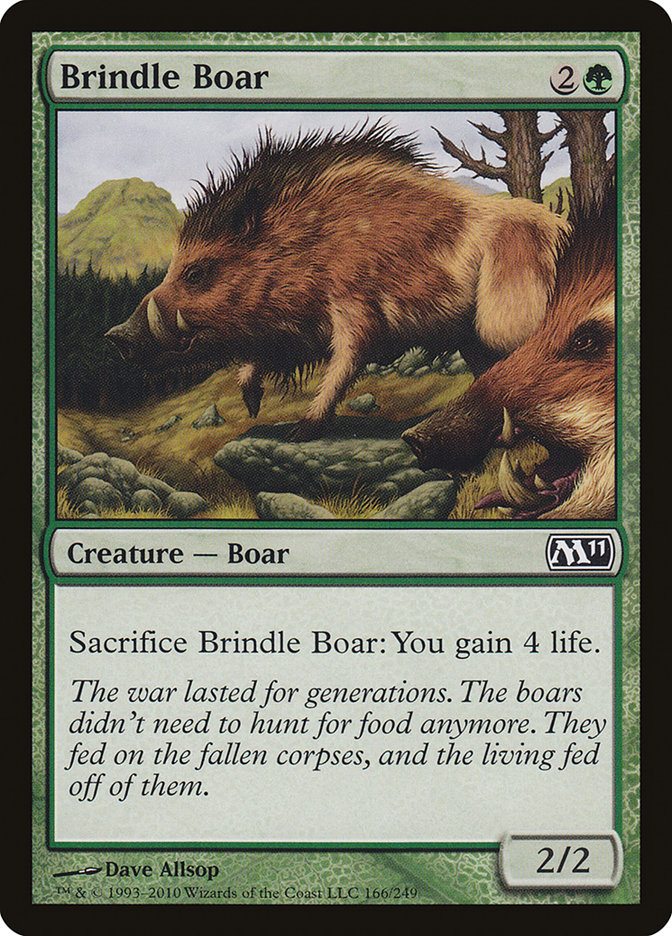 Brindle Boar [Magic 2011] - Magic: The Gathering - Card Brawlers | Quebec | Canada |