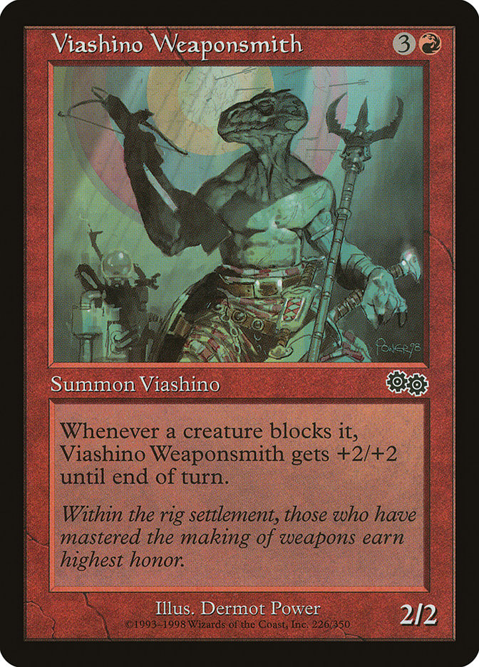 Viashino Weaponsmith [Urza's Saga] - Magic: The Gathering - Card Brawlers | Quebec | Canada |