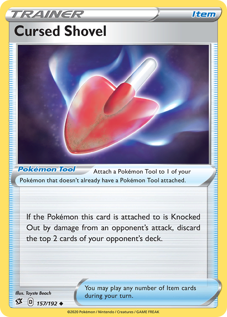 Cursed Shovel (157/192) [Sword & Shield: Rebel Clash] - Pokémon - Card Brawlers | Quebec | Canada |