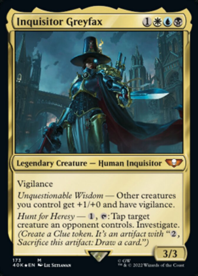 Inquisitor Greyfax (173) [Warhammer 40,000] - Magic: The Gathering - Card Brawlers | Quebec | Canada |