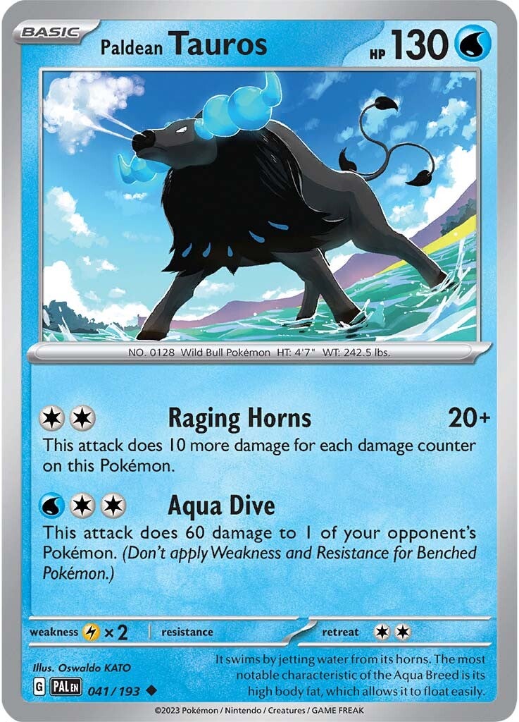 Paldean Tauros (041/193) [Scarlet & Violet: Paldea Evolved] - Pokémon - Card Brawlers | Quebec | Canada |