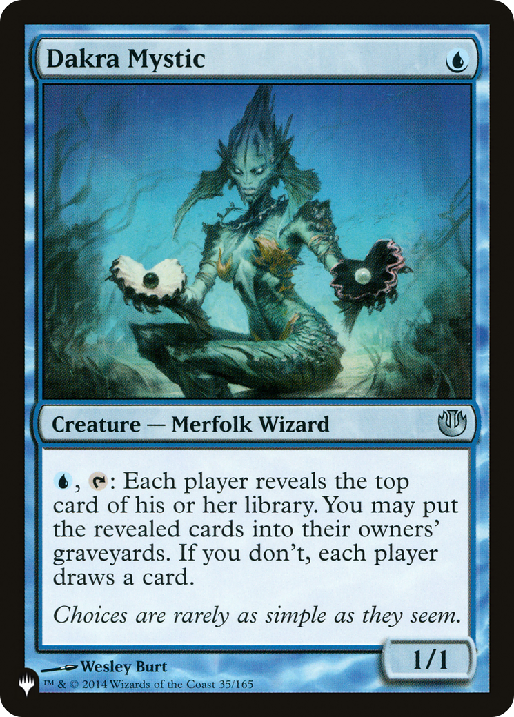 Dakra Mystic [The List] - Magic: The Gathering - Card Brawlers | Quebec | Canada |