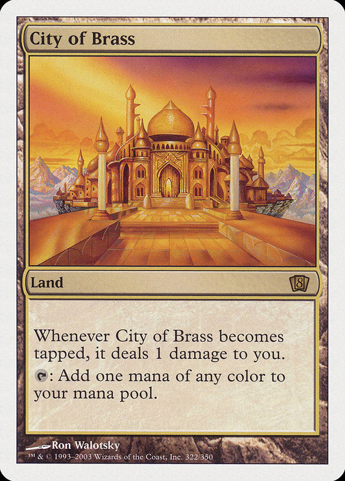 City of Brass [Eighth Edition] - Magic: The Gathering - Card Brawlers | Quebec | Canada |