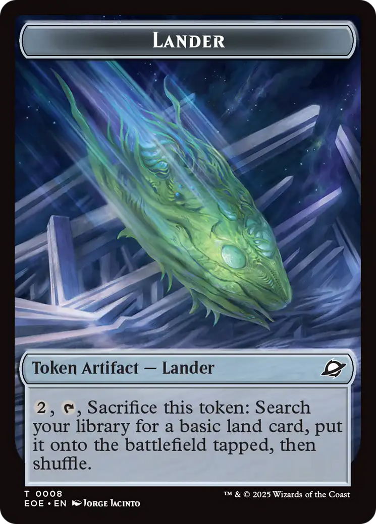 Beast (0006) // Lander Double-Sided Token [Edge of Eternities Tokens] - Magic: The Gathering - Card Brawlers | Quebec | Canada |