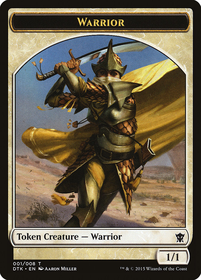 Warrior Token [Dragons of Tarkir Tokens] - Magic: The Gathering - Card Brawlers | Quebec | Canada |