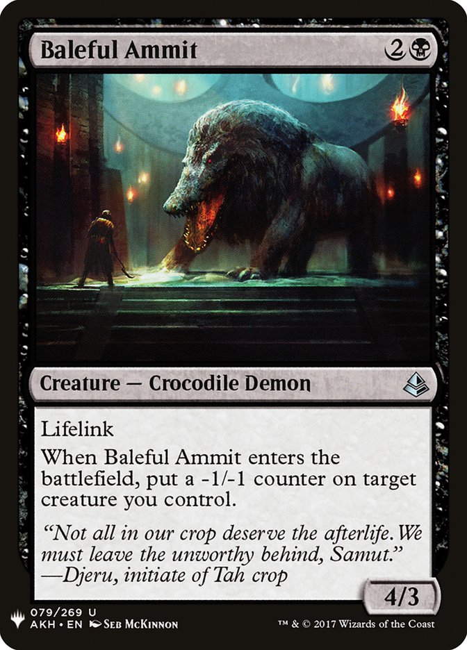 Baleful Ammit [Mystery Booster] - Magic: The Gathering - Card Brawlers | Quebec | Canada |