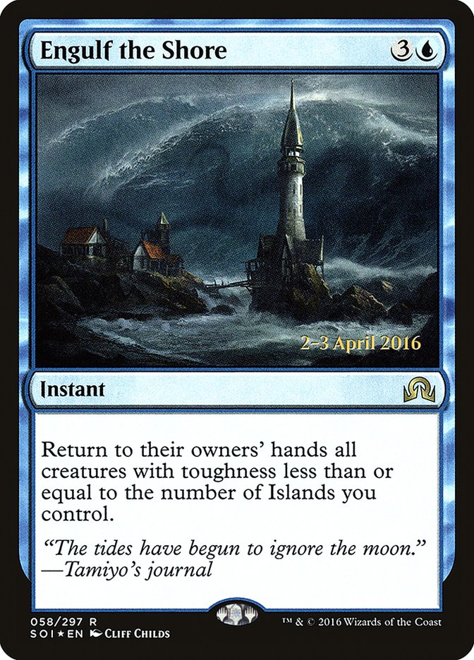 Engulf the Shore [Shadows over Innistrad Prerelease Promos] - Magic: The Gathering - Card Brawlers | Quebec | Canada |