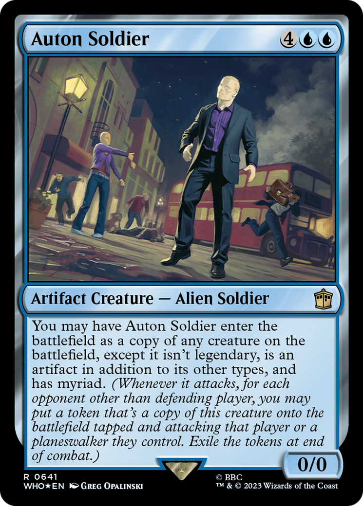 Auton Soldier (Surge Foil) [Doctor Who] - Magic: The Gathering - Card Brawlers | Quebec | Canada |
