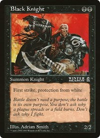 Black Knight (Oversized) [Oversize Cards] - Magic: The Gathering - Card Brawlers | Quebec | Canada |