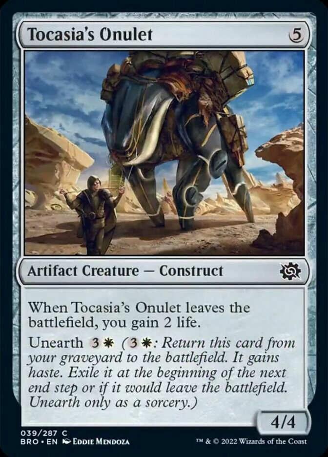 Tocasia's Onulet [The Brothers' War] - Magic: The Gathering - Card Brawlers | Quebec | Canada |