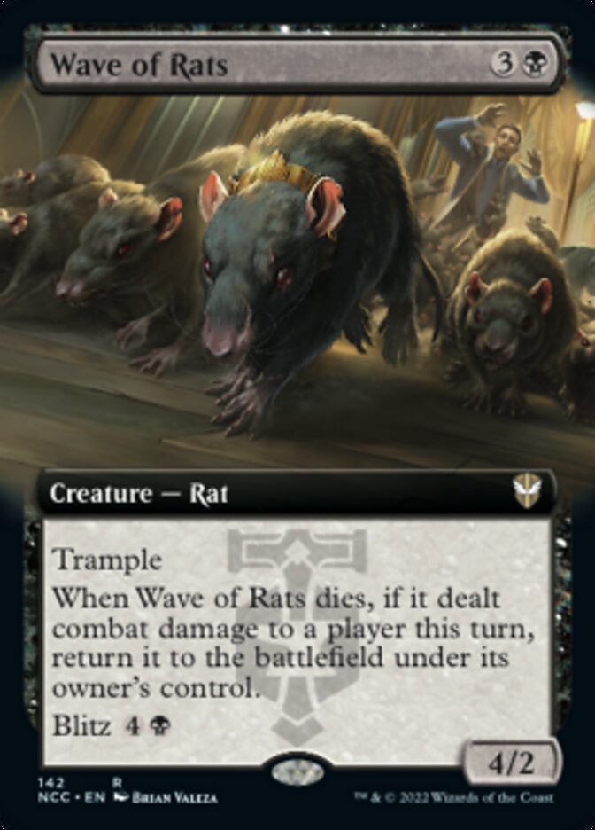 Wave of Rats (Extended Art) [Streets of New Capenna Commander] - Magic: The Gathering - Card Brawlers | Quebec | Canada |