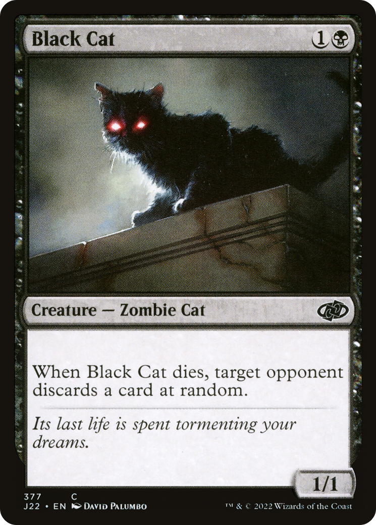 Black Cat [Jumpstart 2022] - Magic: The Gathering - Card Brawlers | Quebec | Canada |
