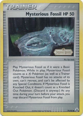Mysterious Fossil (79/92) (Stamped) [EX: Legend Maker] - Pokémon - Card Brawlers | Quebec | Canada |