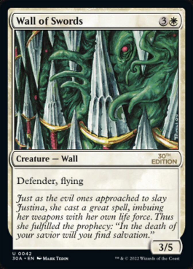 Wall of Swords [30th Anniversary Edition] - Magic: The Gathering - Card Brawlers | Quebec | Canada |