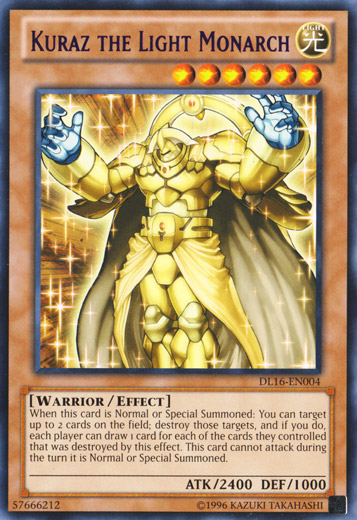 Kuraz the Light Monarch (Purple) [DL16-EN004] Rare - Yu-Gi-Oh! - Card Brawlers | Quebec | Canada |