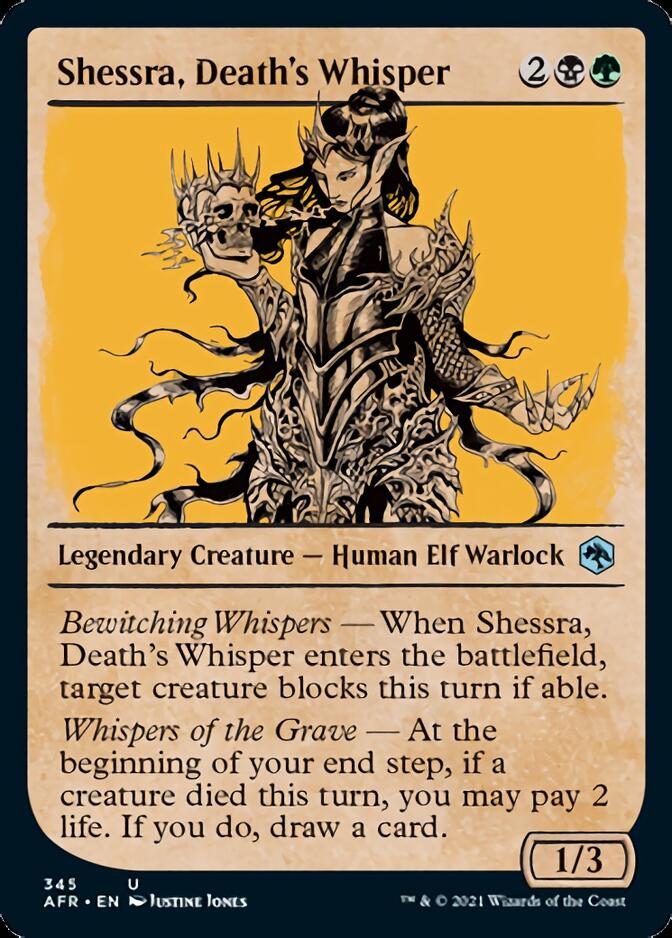Shessra, Death's Whisper (Showcase) [Dungeons & Dragons: Adventures in the Forgotten Realms] - Magic: The Gathering - Card Brawlers | Quebec | Canada |