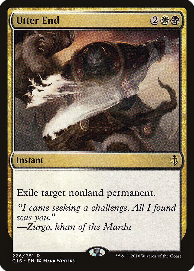 Utter End [Commander 2016] - Magic: The Gathering - Card Brawlers | Quebec | Canada |