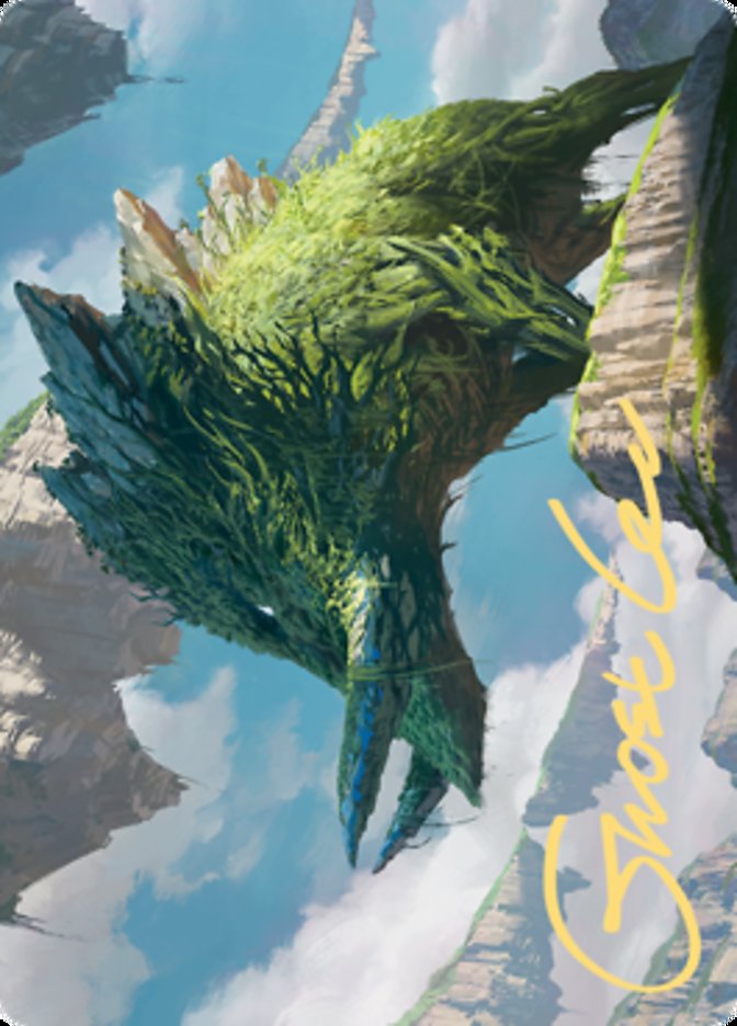 Yasharn, Implacable Earth Art Card (Gold-Stamped Signature) [Zendikar Rising Art Series] - Magic: The Gathering - Card Brawlers | Quebec | Canada |