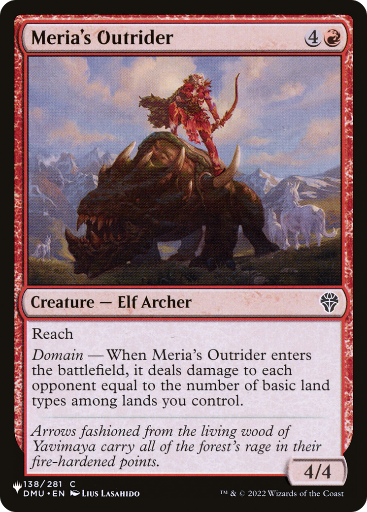 Meria's Outrider [The List] - Magic: The Gathering - Card Brawlers | Quebec | Canada |