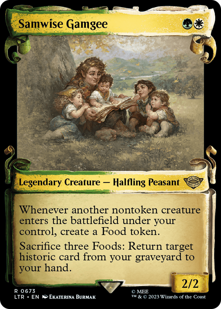 Samwise Gamgee [The Lord of the Rings: Tales of Middle-Earth Showcase Scrolls] - Magic: The Gathering - Card Brawlers | Quebec | Canada |