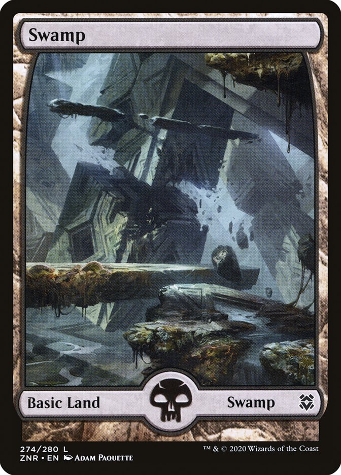 Swamp (274) [Zendikar Rising] - Magic: The Gathering - Card Brawlers | Quebec | Canada |