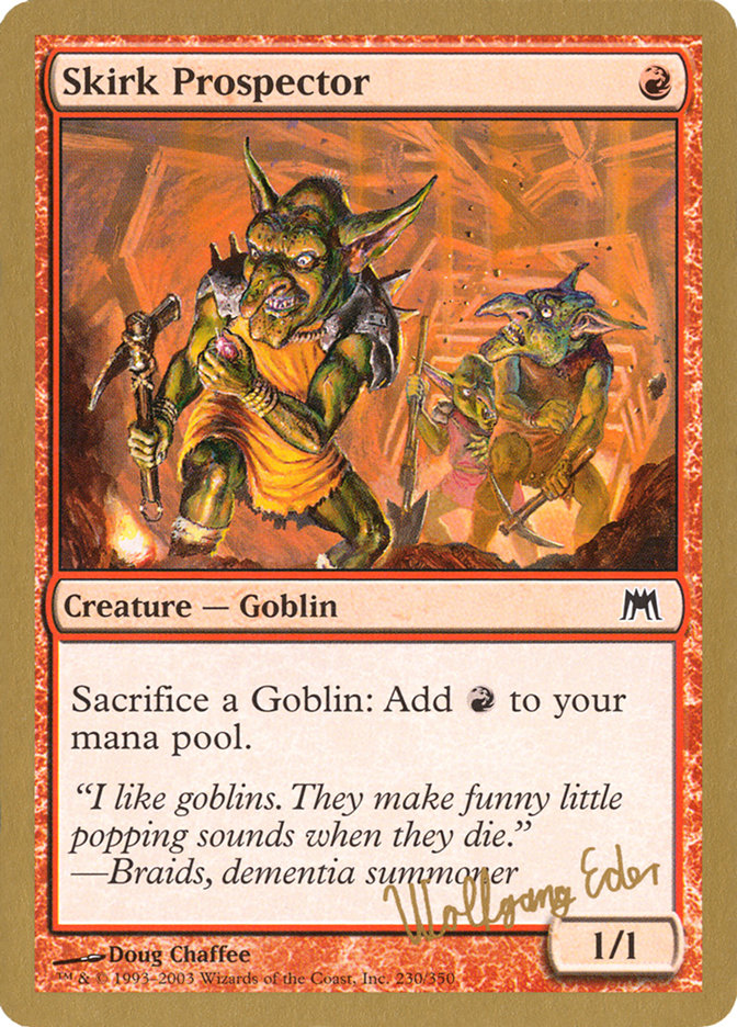 Skirk Prospector (Wolfgang Eder) [World Championship Decks 2003] - Magic: The Gathering - Card Brawlers | Quebec | Canada |