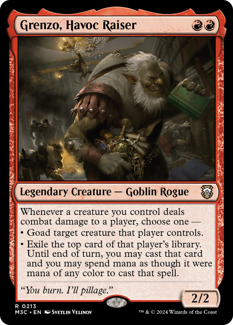 Grenzo, Havoc Raiser (Ripple Foil) [Modern Horizons 3 Commander] - Magic: The Gathering - Card Brawlers | Quebec | Canada |