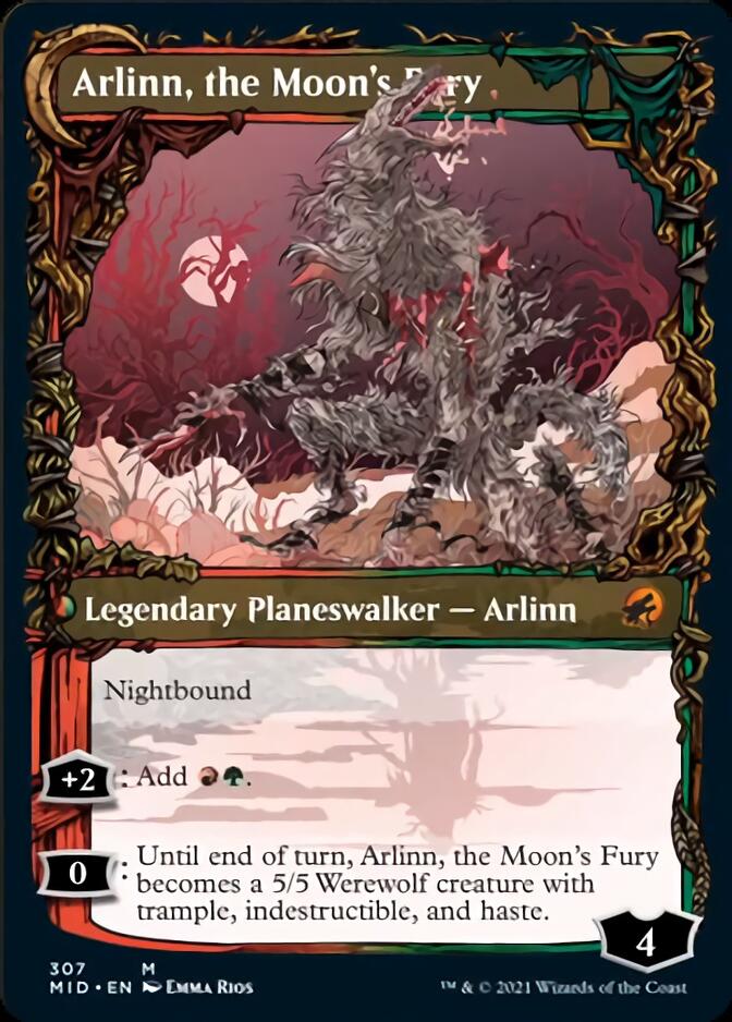 Arlinn, the Pack's Hope // Arlinn, the Moon's Fury (Showcase Equinox) [Innistrad: Midnight Hunt] - Magic: The Gathering - Card Brawlers | Quebec | Canada |
