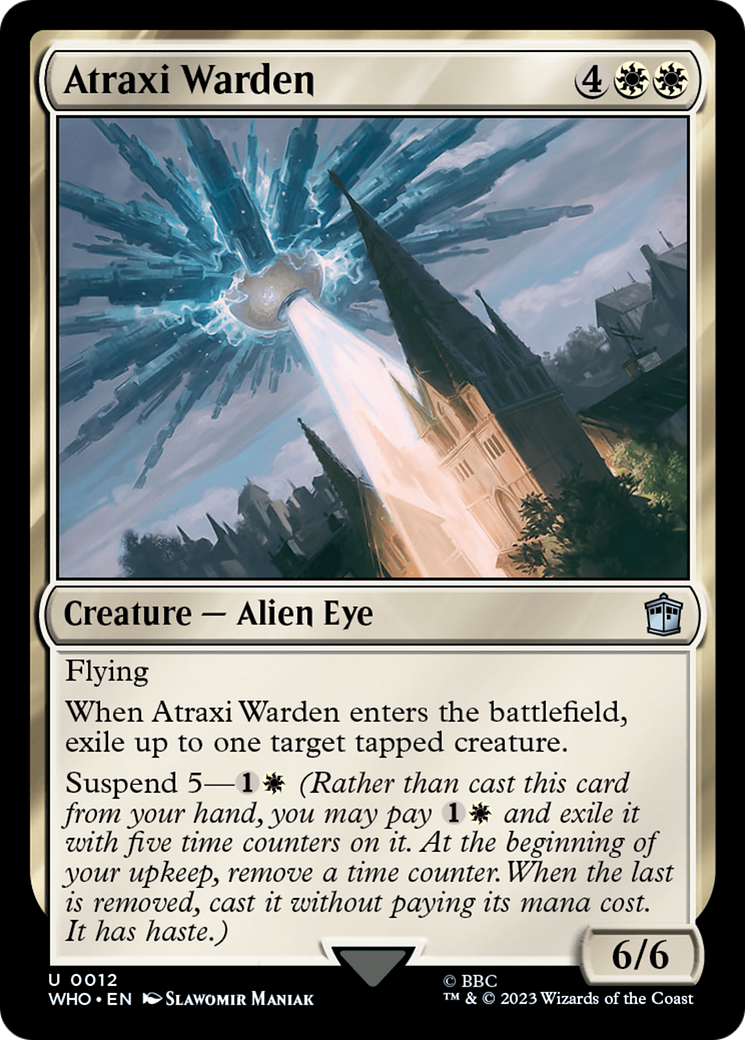Atraxi Warden [Doctor Who] - Magic: The Gathering - Card Brawlers | Quebec | Canada |