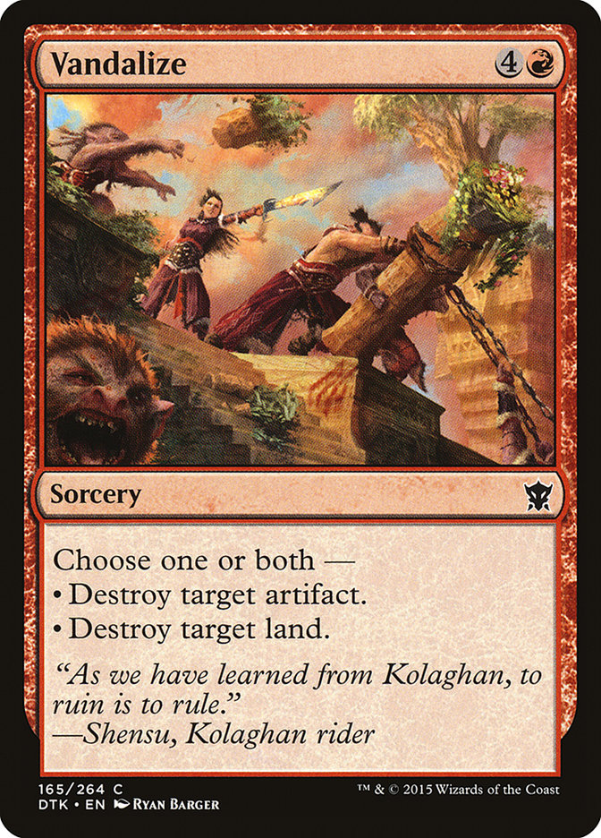 Vandalize [Dragons of Tarkir] - Magic: The Gathering - Card Brawlers | Quebec | Canada |